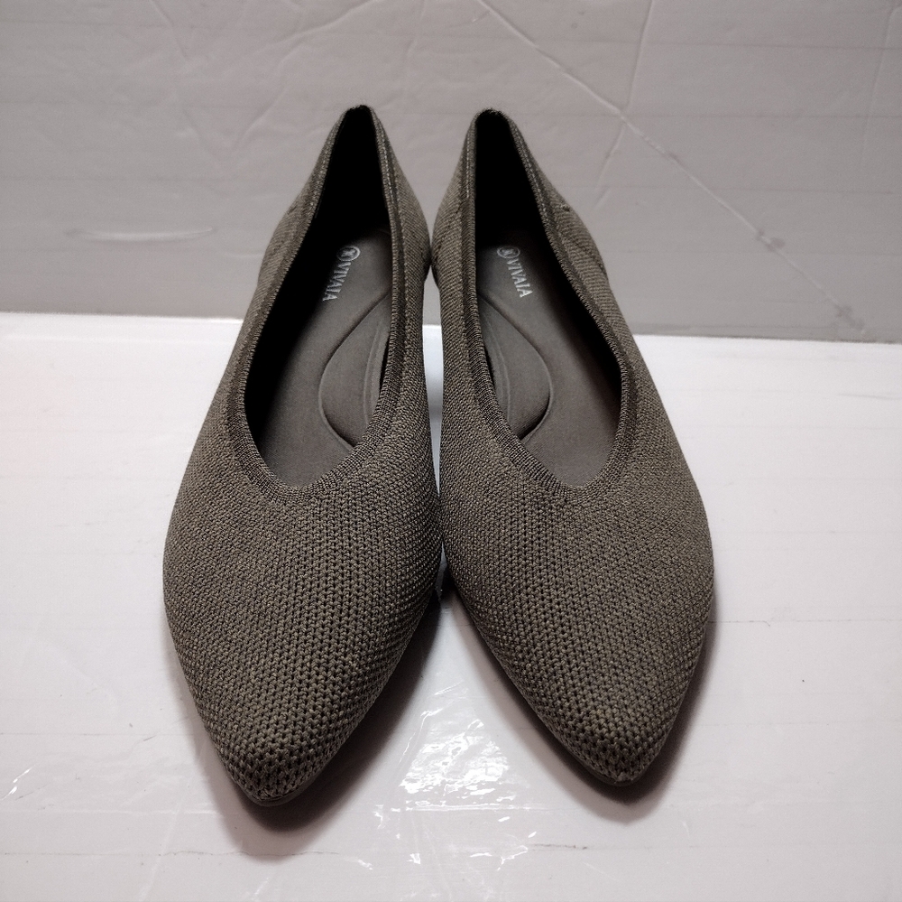 Vivaia Women's Gray High Heels Shoes Size 40